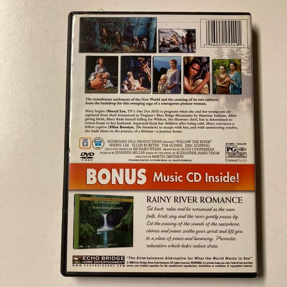 Follow the River DVD w/ Bonus Music CD - Ellen Burstyn, Sheryl Lee, Tim Guinee - Picture 2 of 6